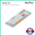 NuPhy Air96 V2 QMK/za pośrednictwem bezprzewodowej klawiatury mechanicznej. 