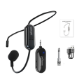 2.4G Wireless Head-Mounted Microphone Little Bee Teacher Amplifier Audio Microphone Condenser Headset-B Durable. 