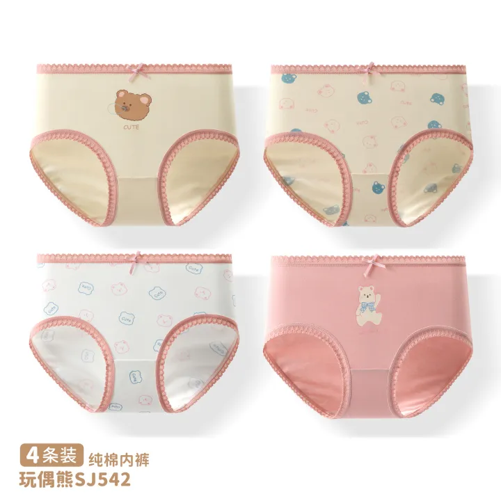 Summer%20girls'%20underwear,%20medium%20and%20big%20children's%20lace%20cartoon%20print%20small%20shorts,%20antibacterial%20class%20A%20women's%20treasure%20breathable%20briefs%20-%20Image%206