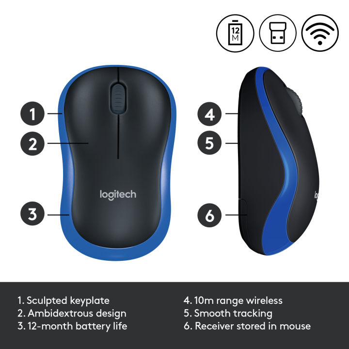Logitech%20M185%20Wireless%20Mouse,%202.4Ghz%20With%20Usb%20Mini%20Receiver,%2012-Month%20Battery%20Life,%201000%20Dpi%20Optical%20Tracking,%20Ambidextrous%20Pc%20/%20Mac%20/%20Laptop%20-%20Grey%20-%20Mouse%20-%20Image%206