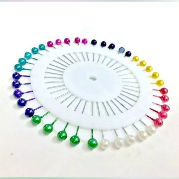 Hijab Pin (Multicolor) - 40 Pcs