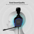 iPega PG-R006 Gaming Headset with High Sensitive Microphone Replacement for PC Switch PS4 CellPhone Black+Green.