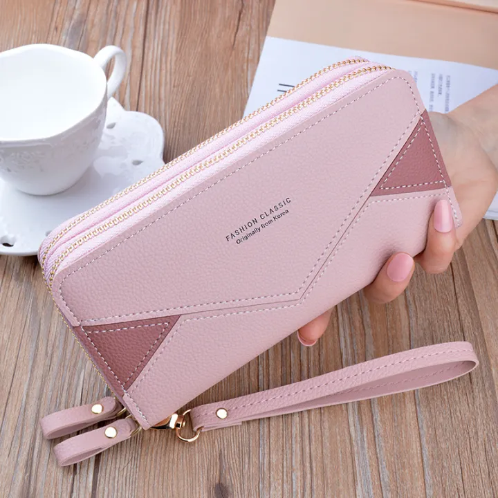 Double%20Zipper%20Women's%20Wallet%20-%20Long%20PU%20Leather%20%20Money,%20Phone,%20Pouch,%20Female,%20Credit%20Card%20Holder%20-%20Image%203