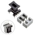EE25 Ferrite Core Transformer with 4+4 8-Pin Bobbin for Power Applications. 