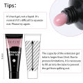 LILYCUTE 15ML Quick Nail Extension Gel Glitter Pink Vernis Semi Permanent UV Gel Nail Polish Nail Art Prolong Construction Gel.
