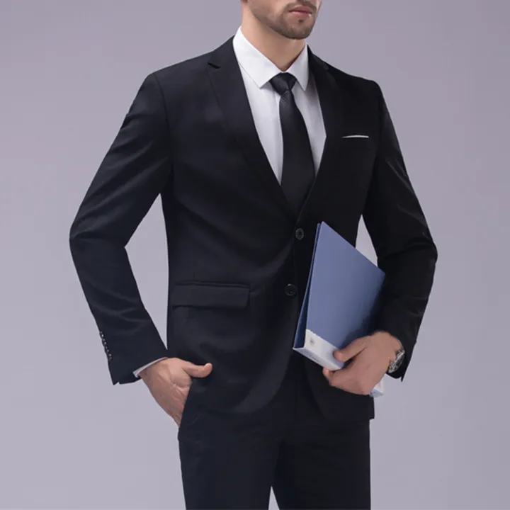 Blazer%20Pants%20Long%20Sleeve%20Pure%20Color%20Two%20Buttons%20Blazer%20Pants%20-%20Image%203