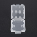 3X Eight in One Plastic Micro-SD SDHC TF MS Memory Card Storage Case Box Protector Holder. 