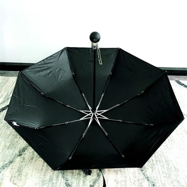 Windproof%20Automatic%20Folding%20Umbrella%20Rain%20Women%20Umbrellas%20For%20Men%20Black%20Coating%20Parasol%20Luxury%20Anti%20UV%20Three-fold%20Sun%20Umbrella%20House%20Foocus%20-%20Image%205