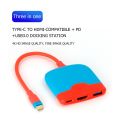 New Switch Dock TV Dock for Nintendo Switch Portable Docking Station USB C to 4K HDMI-compatible USB 3.0 Hub for Macbook Pro.