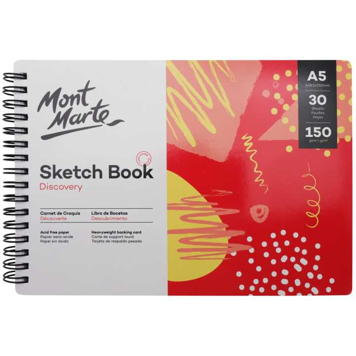 Mont Marte Discovery Sketch Book 190gsm A5