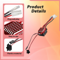60A ESC RC Car ESC Brushed Electric Speed Controller,for -Plug. 