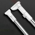 2X Telescopic Adjustable Rod Clothes Dryer Tension Rod Bathroom Rail Can Be Used for 27.56-39.37In Space.