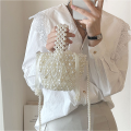 Luxury Mini Pearl Bag Women’s Handmade Bead Bag Purses Fashion Banquet Party Shoulder Bags Ladies Elegant Clutch Purse Mini Bags.