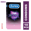 DUREX Intense Stimulating Condoms - 10Pcs Pack(India). 