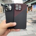 Ultra Thin Kevlar Carbon Fiber Phone Case For iPhone X XR XS Max 11 12 13 14 Pro Max 14Plus Slim Full Protective Back Cover. 