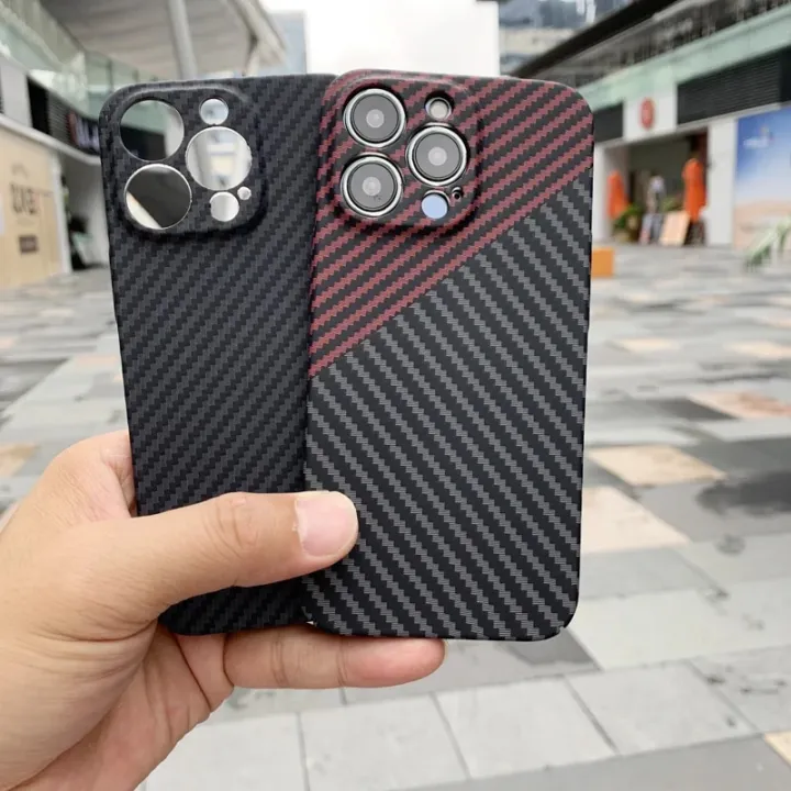 Ultra%20Thin%20Kevlar%20Carbon%20Fiber%20Phone%20Case%20For%20iPhone%20X%20XR%20XS%20Max%2011%2012%2013%2014%20Pro%20Max%2014Plus%20Slim%20Full%20Protective%20Back%20Cover%20-%20Image%205