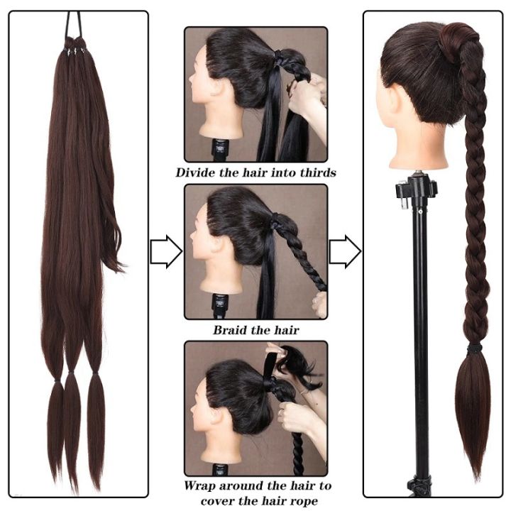 Wig%20Ponytail%20Female%20Winding%20Hair%20Extension%20Horse%20Tail%20Synthetic%20False%20Braids%20Boxing%20Horse%20Tail%20Spot%20Foreign%20Trade%20New%20Product%20-%20Image%204