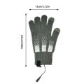 【Solitary waves】Electric USB Heated Gloves Portable 5v Heater Heated Gloves Carbon Fiber Cloth USB Heated Gloves Pad For Working Outing Travel.