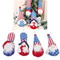 4th Of July Hanging Ornaments, Good Luck Blessings 4th Of July Patriotic Gnome for House.