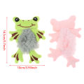 【Tech-savvy】 Cute Cartoon Frog Band For Girls Plush Ponytail Maruko Hair Tie Elastic Hair Ring Headwear Girls Kids Hair Accessories Demoo. 