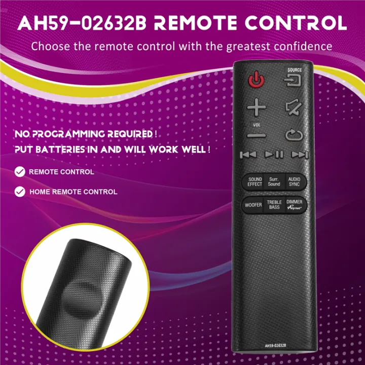 Sound%20Bar%20Remote%20Control%20AH59-02632B%20Remote%20Control%20-H750%20-H751%20-H750/%20-%20Image%203
