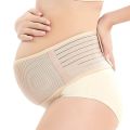 Maternity Support Belt Breathable Pregnancy Belly Band Abdominal Binder Adjustable Back/Pelvic Support- L. 
