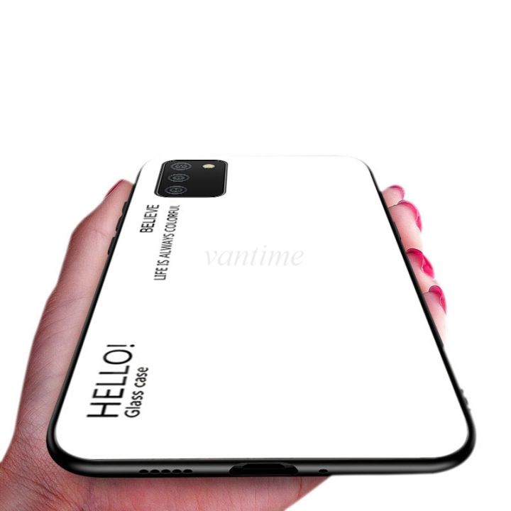 Vantime%20for%20Samsung%20Galaxy%20A03S%20Case%20Gradient%20Phone%20Back%20Hard%20Glass%20Cover%20-%20Image%203