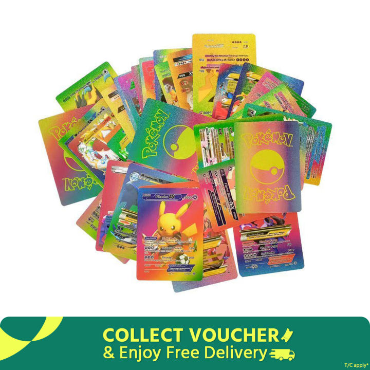 10/25/55 Pcs Pokemon Rainbow Cards Rainbow Foil Set English Version | Daraz .com.bd 10/25/55 Pcs Pokemon Rainbow Cards Rainbow Foil Set English Version | Daraz .com.bd
