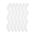Anti Slip Shower Stickers Safety Bathtub Strips Adhesive Decals with Premium Scraper.