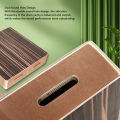 Travel Cajon Cajon Box Drum Percussion Instrument Good Sound Quality Portable Durable for Stage Performance.