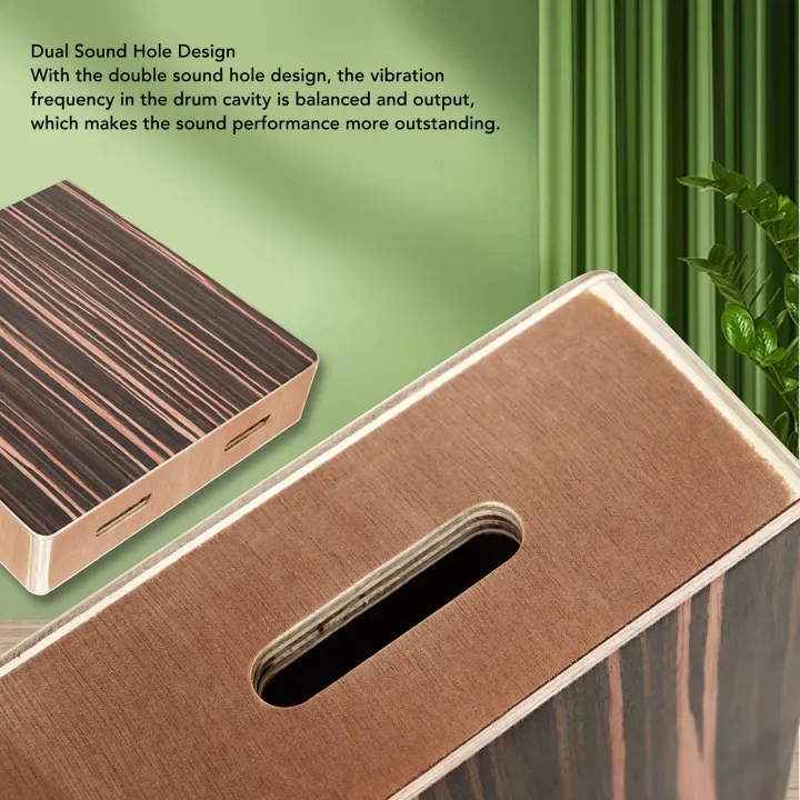 Travel%20Cajon%20Cajon%20Box%20Drum%20Percussion%20Instrument%20Good%20Sound%20Quality%20Portable%20Durable%20for%20Stage%20Performance%20-%20Image%202