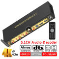 Digital To Analog Audio Converter Transmitter Receiver DAC HD Multimedia Interface 2.0 4K@60hz ARC SPDIF Coaxial Adapter For Home Appliance Store Conference Room.