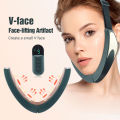 Intelligent V Face Shaper Facial Lifting Artifact EMS Microcurrent Beauty Massager Skin Firming Face Slimmer Double Chin Reducer. 