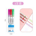 Creative Curve Pen Flower-Shaped Outline Pen Quick-Drying Hand Account Fluorescent Pen Color Stroke Key Wave Marker.