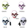 New Atmosphere Props Party Mask LED Skull Men and Women Mask Halloween Mask Horror Ghost Head. 