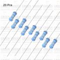 100Pcs Tolerance 1% 470 Ohm Resistor 470 Ohm Carbon Film Resistor 470 Ohm 1/4W Resistance 0.25 Watt Fixed Resistors Passive Components Parts.