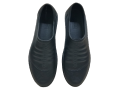 Fashion Soild Black Rubber shoes for Men. 