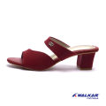 Walkar Ladies Heel Maroon. 