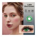 OVOLOOK 1 pair Contacts Lenses Beauty Pupil Made-up Color Lens For Eyes Beautiful Cosmetic Accessories Contact Lens Red Brown. 