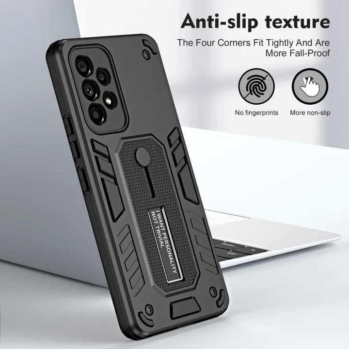 For%20Samsung%20Galaxy%20A13%204G%20Phone%20Case%20Flexible%20Finger%20Ring%20Buckle%20Shockproof%20Hard%20PC%20Silicone%20Back%20Cover%20with%20Kickstand%20Bracket%20-%20Image%204