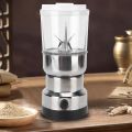 2 in 1 Nima Electric Grain Grinder Corrosion Resistant Multifunctional Stainless Steel Healthy Powder Grinder Machine US Plug 110V. 