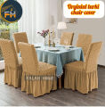 6 pis chair cover turki Elastic Stretch Chair Cover for all dining chair from Falah Home. 