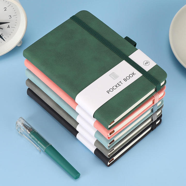 100 Pages Journal Notebook Thick Paper A5 Size Black Cover Spiral Notebook Lined Hardcover College Ruled Notebook for Taking