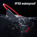 Adzuki Bean Bone Conduction Bluetooth Earphone X7 Wireless IPX8 Professional Swimming Headphones MP3 IP68 32G Waterproof Headset. 