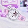 New luminous girls junior high school and primary school students cute cartoon watch Coolomi children's quartz watch.