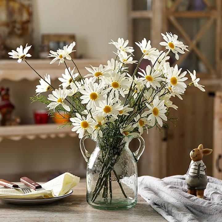 50cm%20Artificial%20White%20Chamomile%20Flower%20Bouquet%20DIY%20Vase%20Home%20Garden%20Living%20Room%20Decoration%20Wedding%20Party%20Silk%20Flowers%20-%20Image%203
