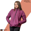 Shohure Purple color Double part air proof Ladies jacket. 