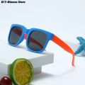 2023 Children's Folding Sunglasses Baby Bicolor Eyeglasses Summer Travel for Boys and Girls Солнцезащитные очки.