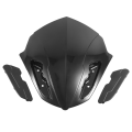 Motorcycle Windshield WindScreen Visor Viser for 155 V1 / Aerox 155 / V2 2021 Black.