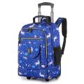 Fashion Trolley Luggage Backpack With Wheels Travel Large Capacity Trolley Bags Rolling Bag Business Laptop Schoolbag Unisex.